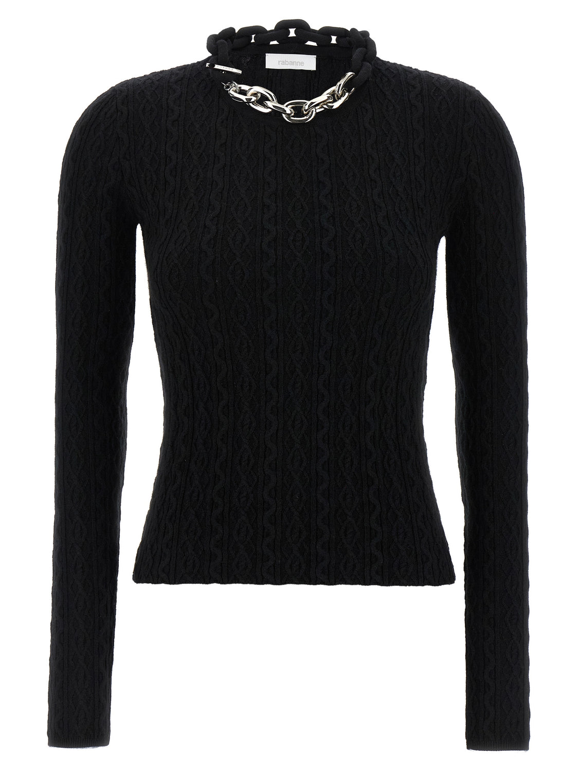 Black Wool Cardigan