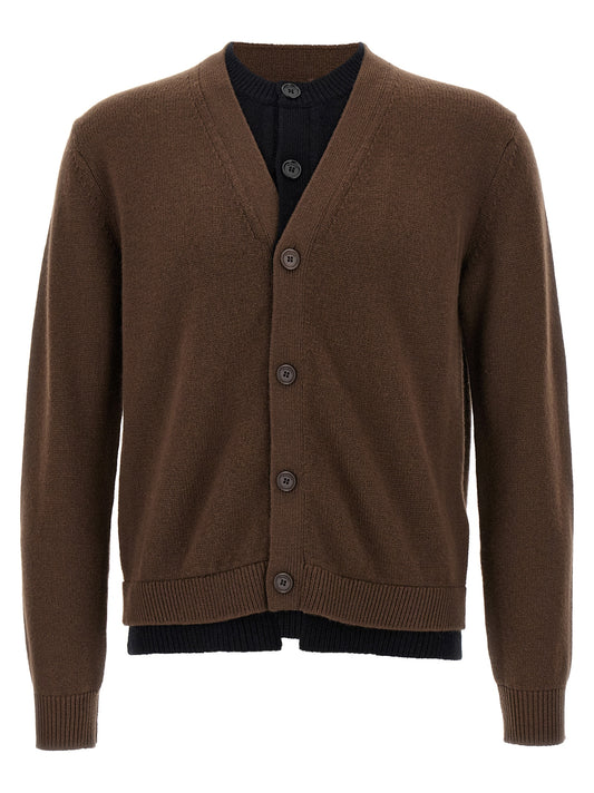 Brown Wool Cardigan