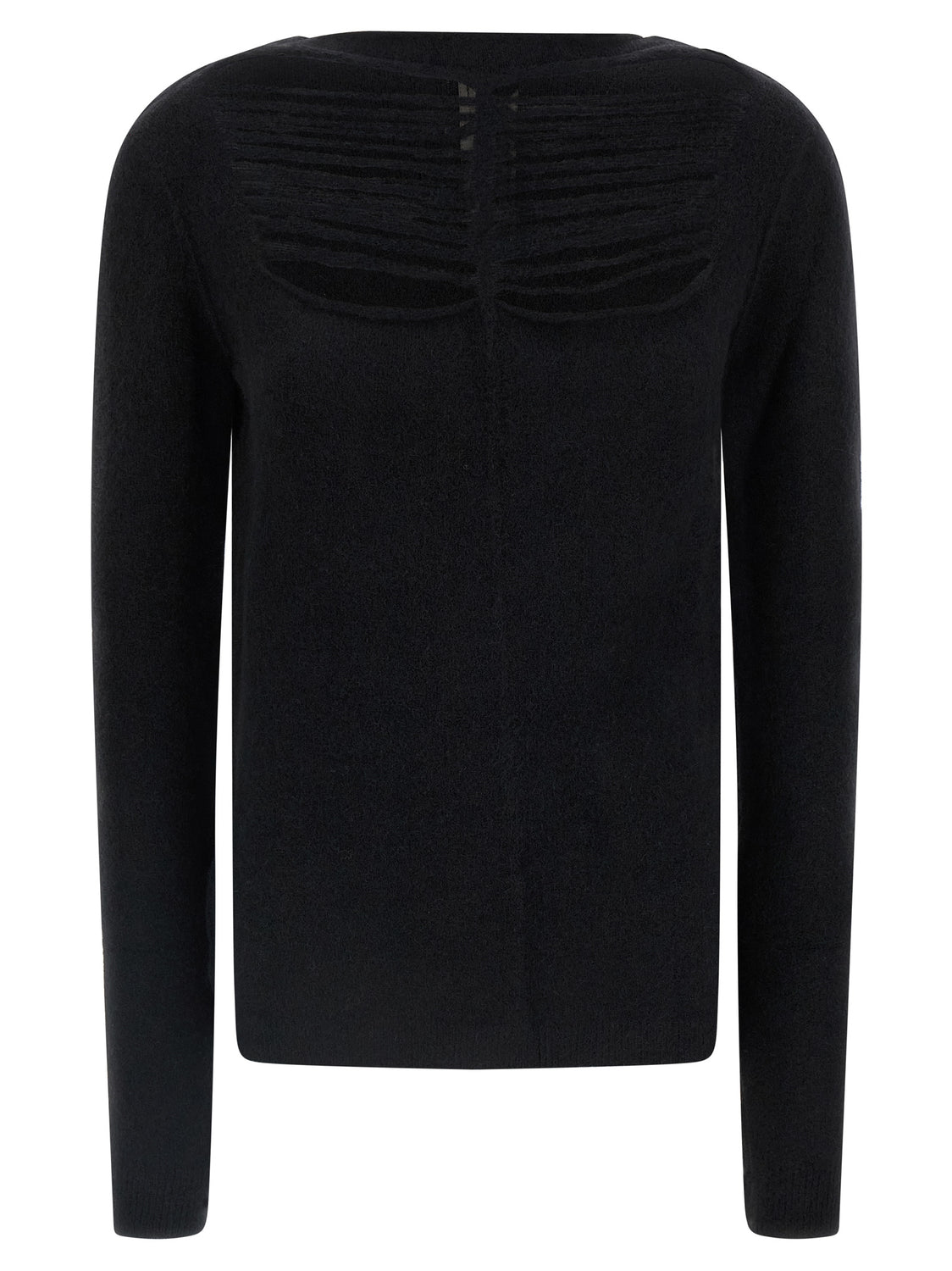Black Wool Cardigan