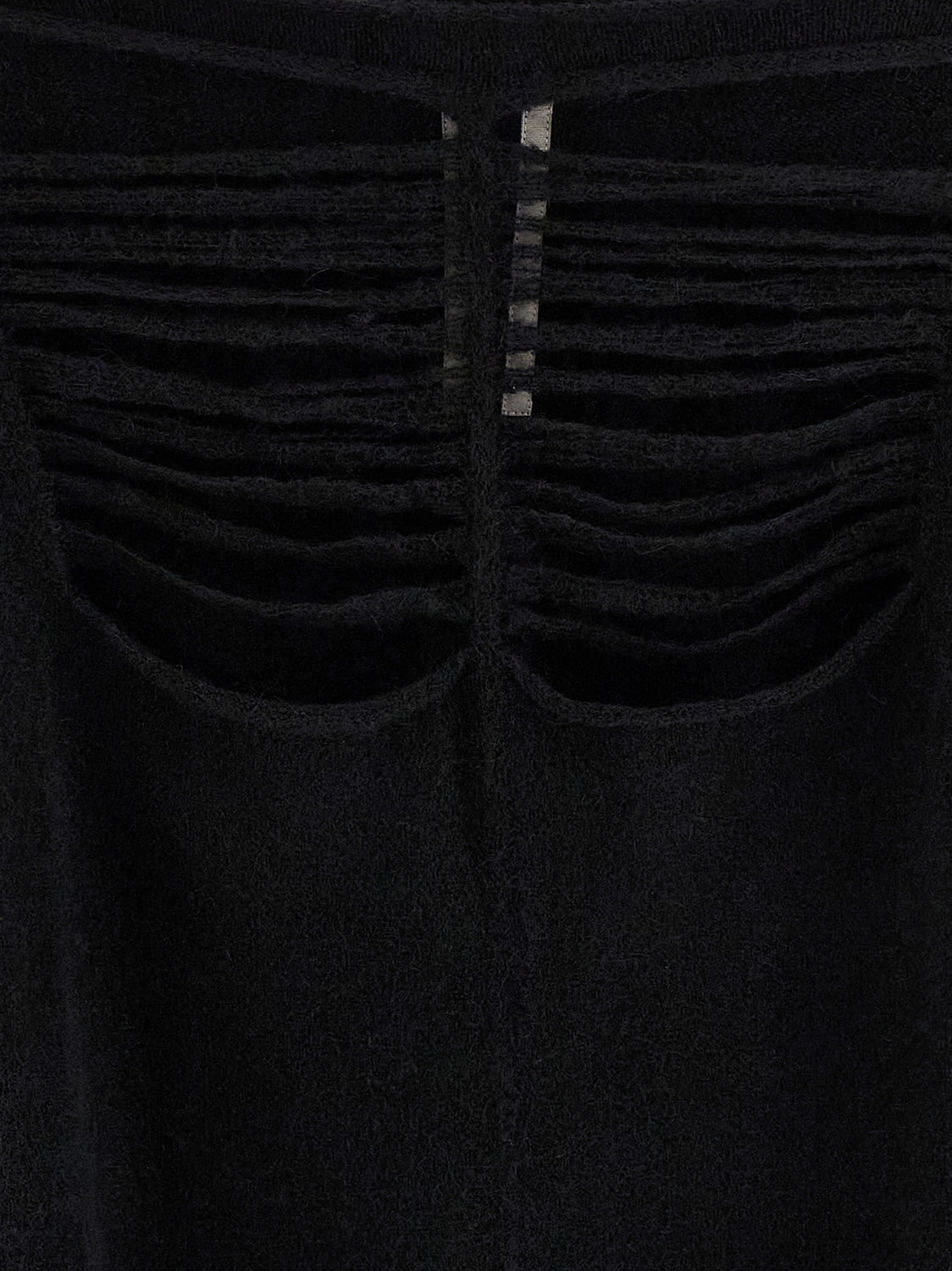 Black Wool Cardigan