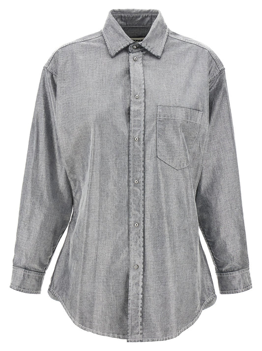 Silver Cotton Blouse