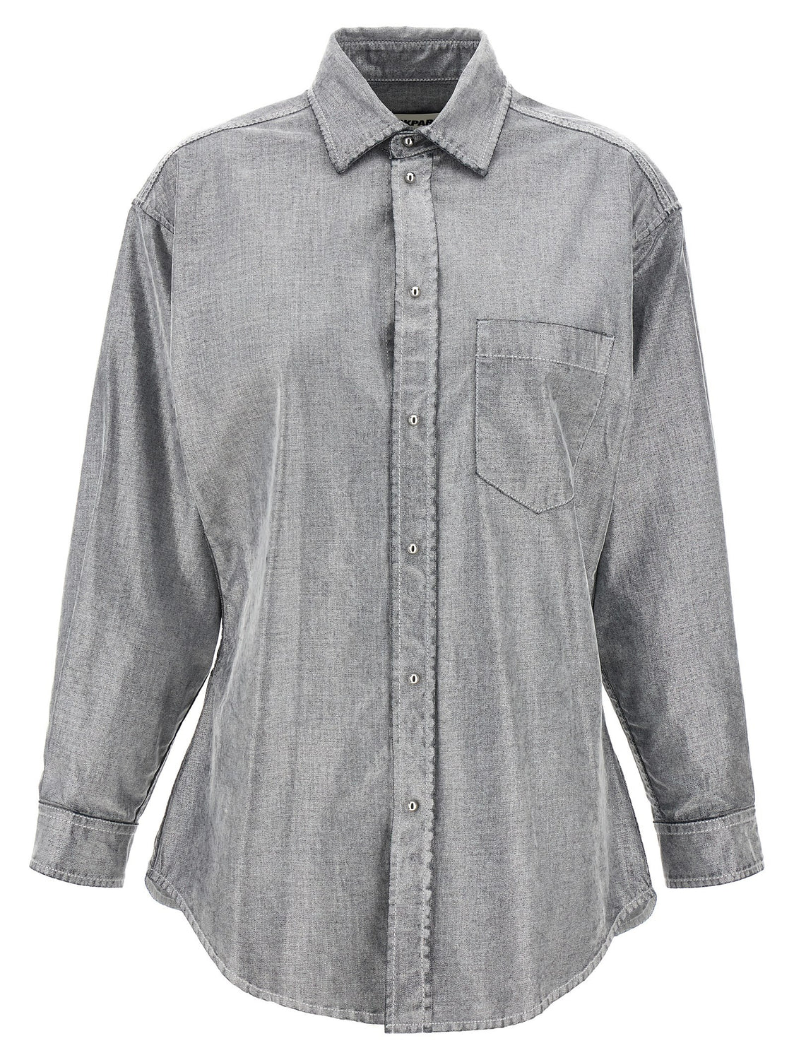 Silver Cotton Blouse