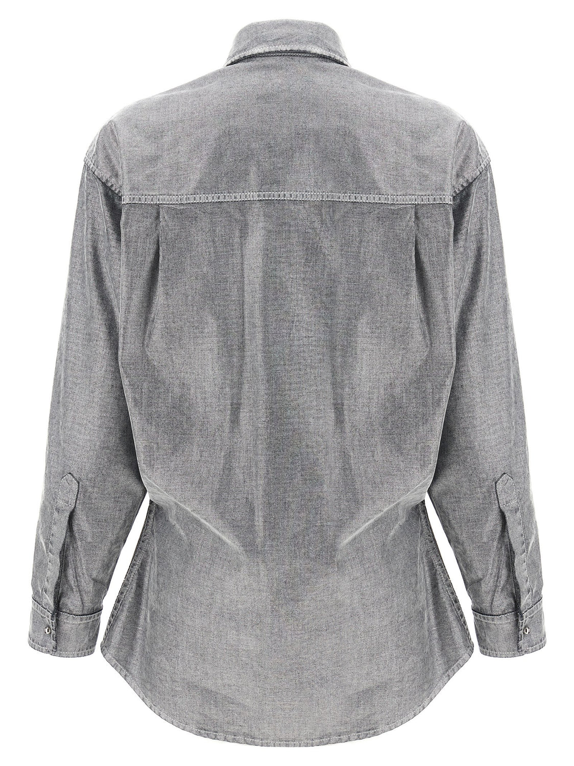 Silver Cotton Blouse