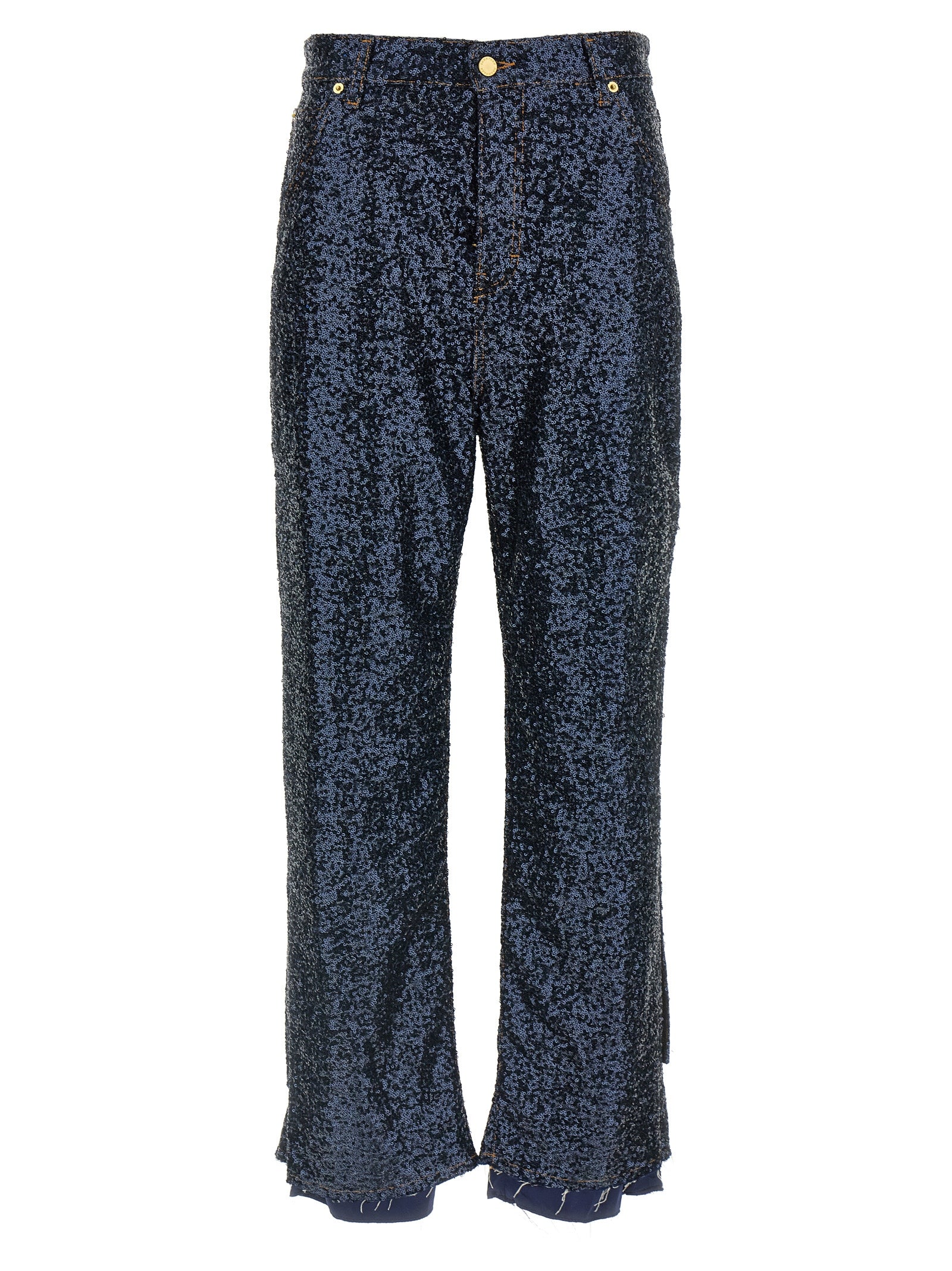 Blue Cotton Jeans Denim