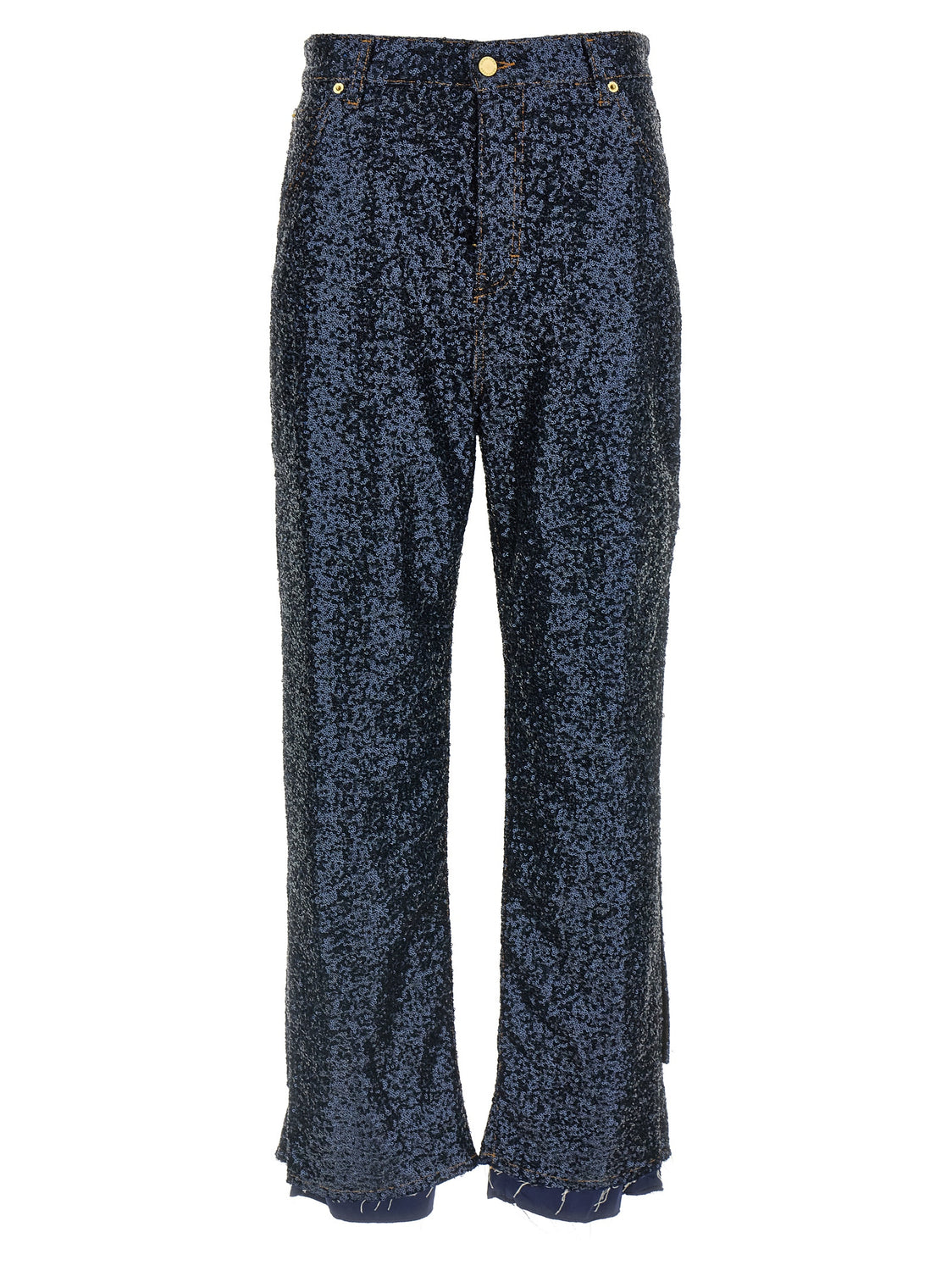 Blue Cotton Jeans Denim