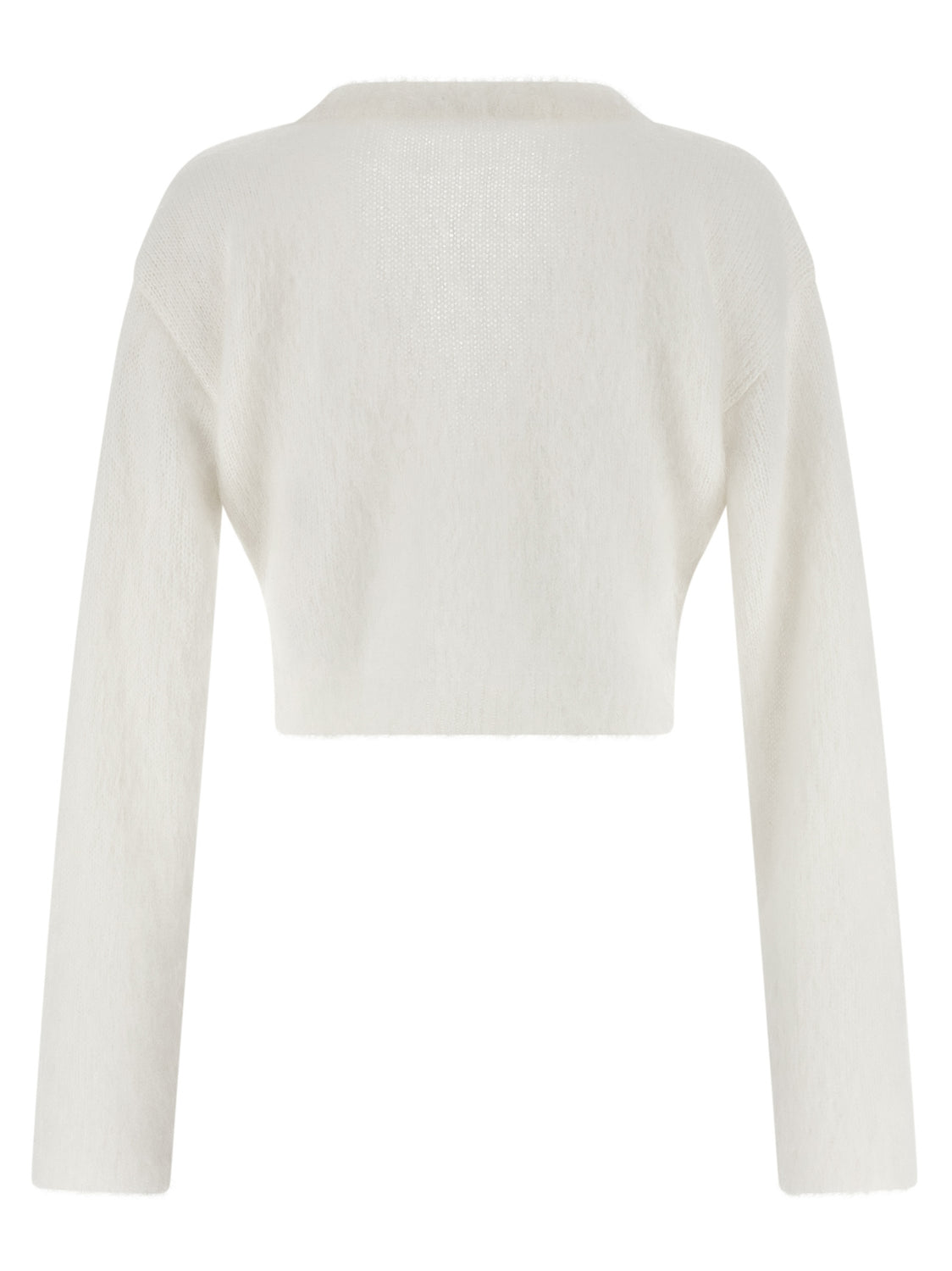 White Wool Cardigan