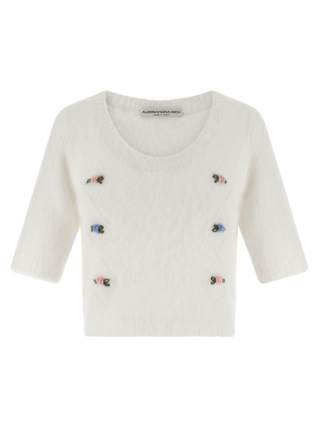 White Wool Cardigan
