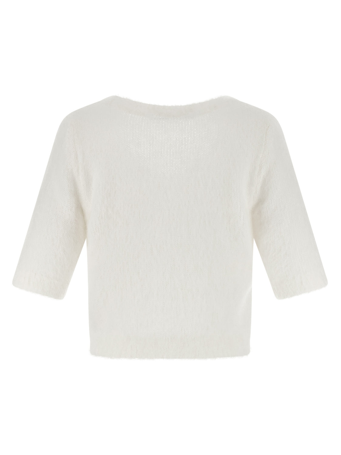 White Wool Cardigan