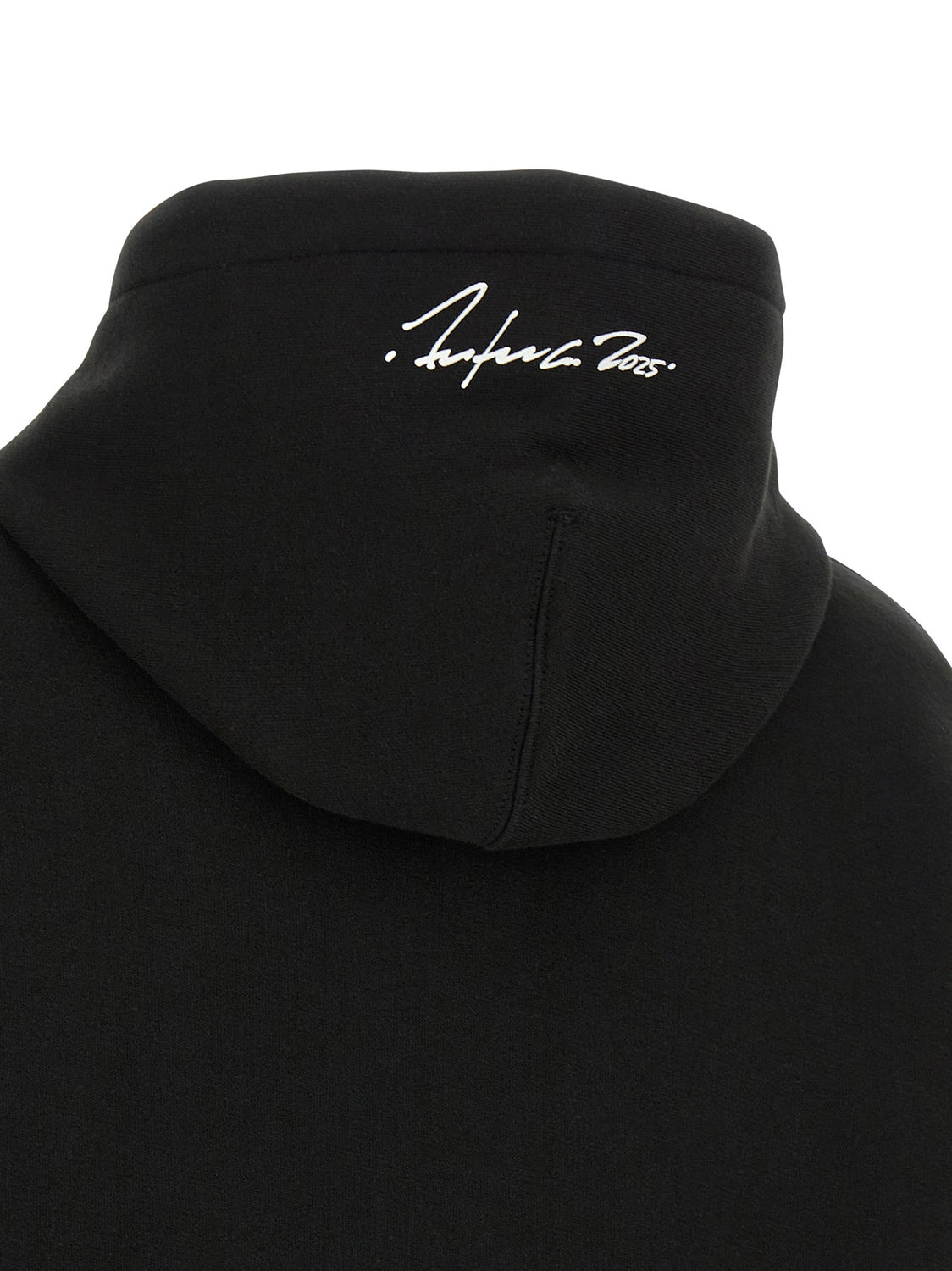 Black Cotton Hoodie
