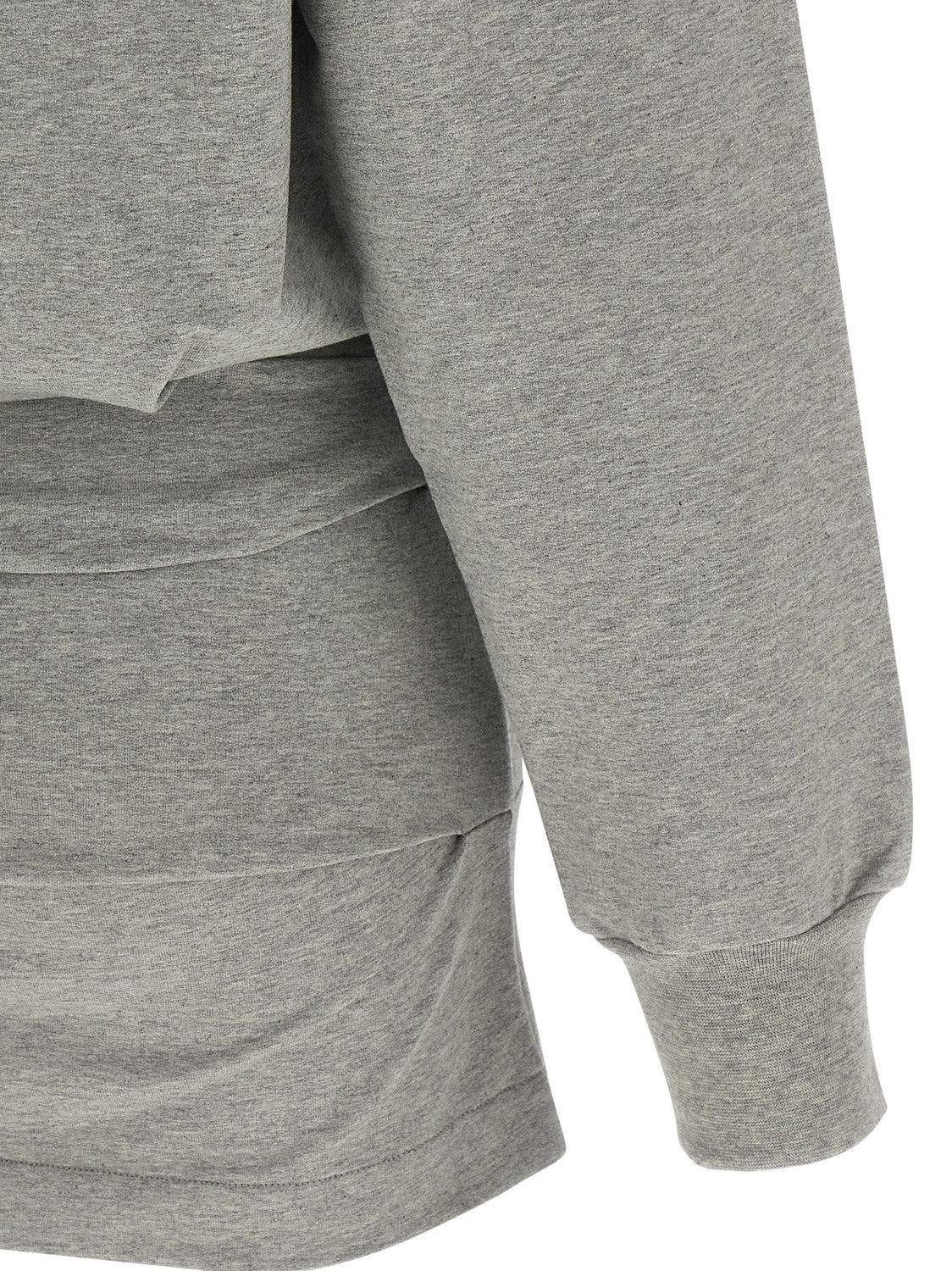 Gray Cotton Short Dress