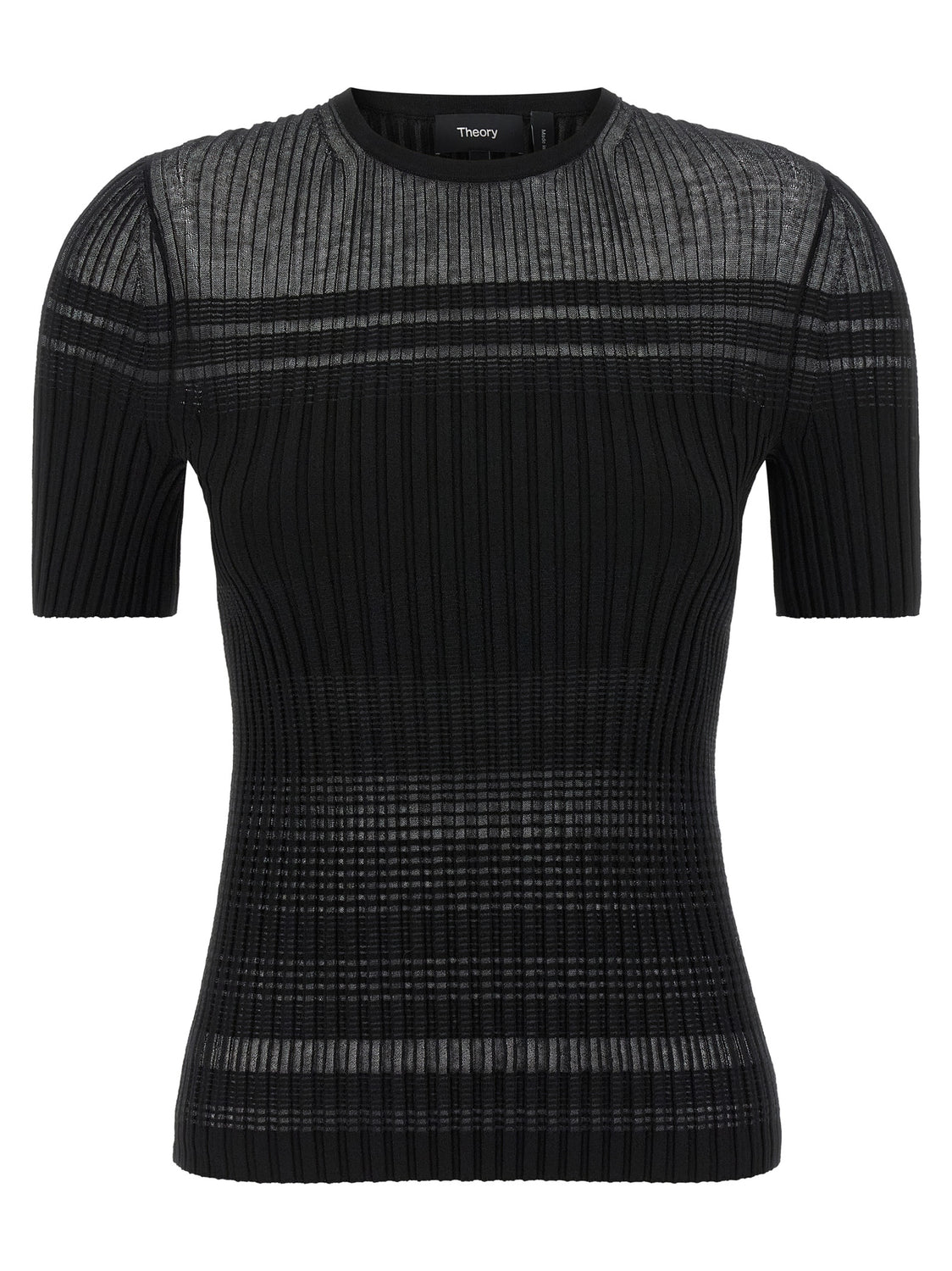 Black Viscose T-Shirt