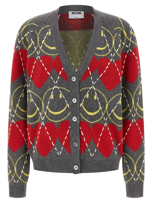 Multicolor Wool Cardigan