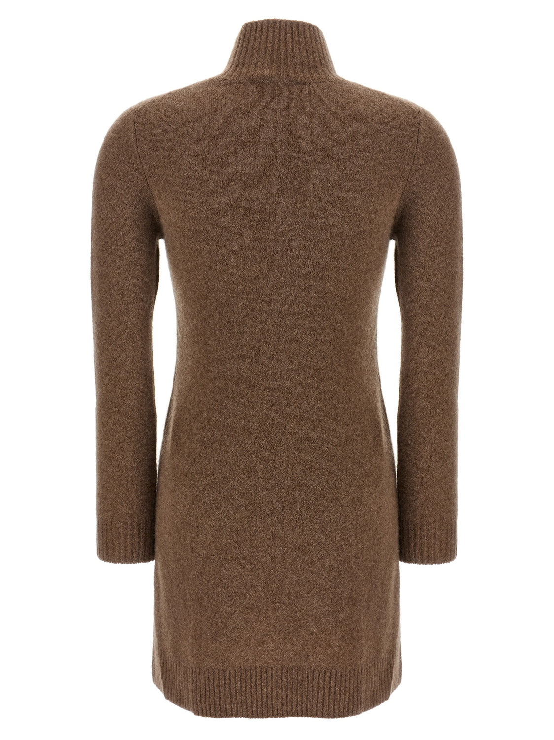 Gray Cashmere Short Dress