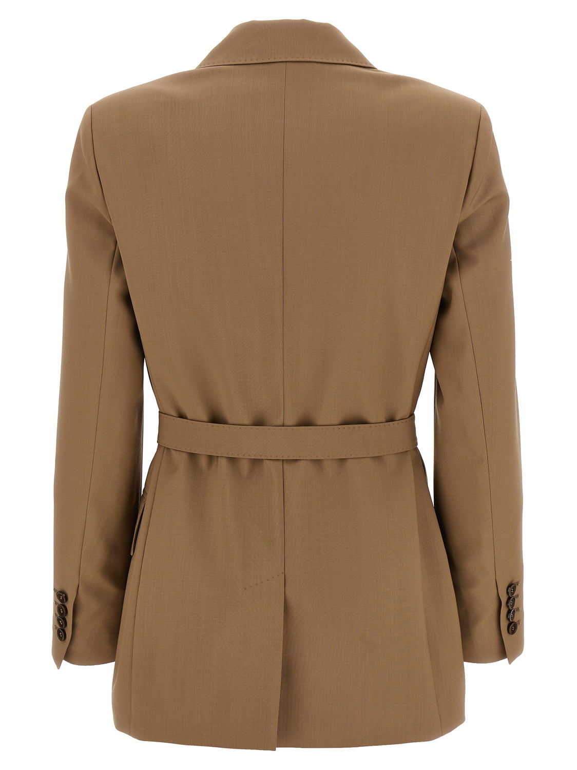 Brown Virgin Wool Blazer