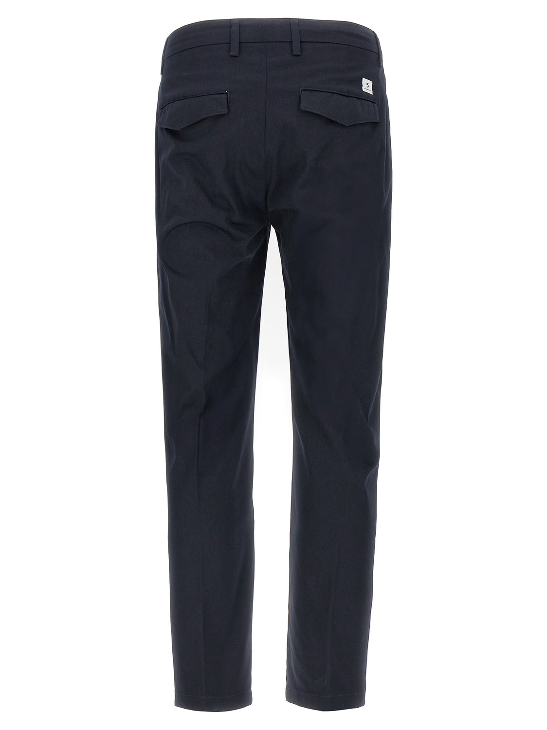 Gray Cotton Cropped Pants