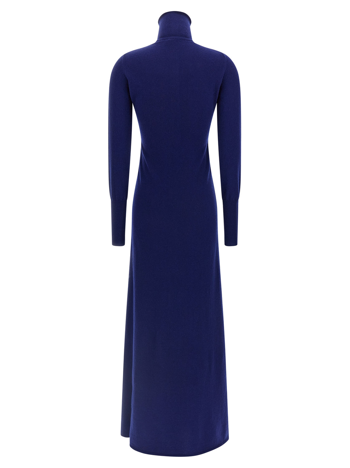 Blue Cashmere Long Dress