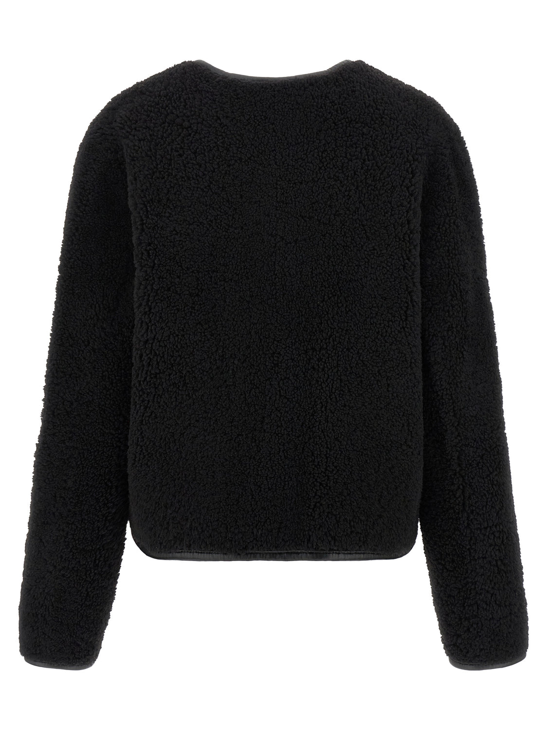 Black Lamb Leather Shell Jacket