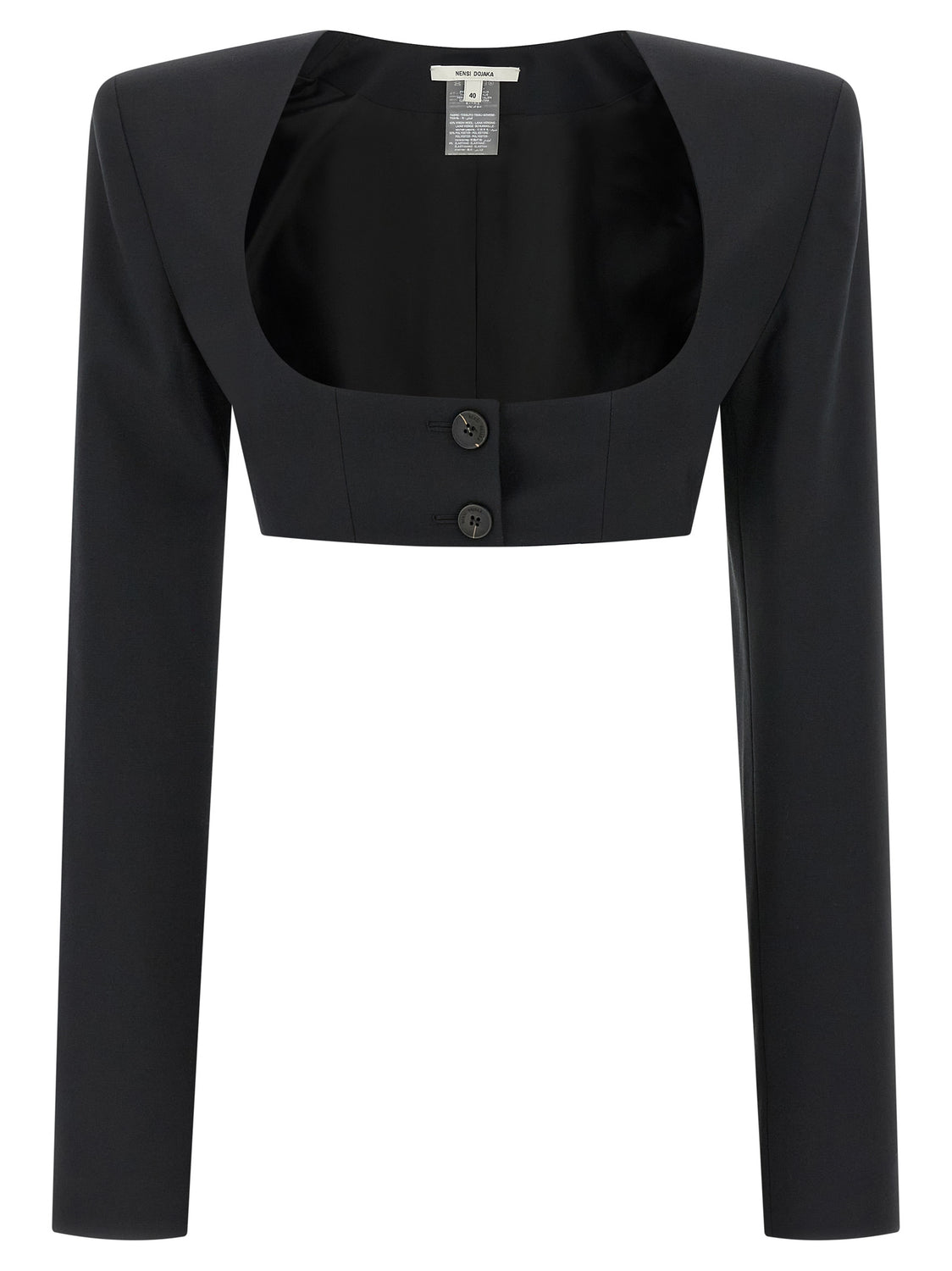 Black Virgin Wool Blazer