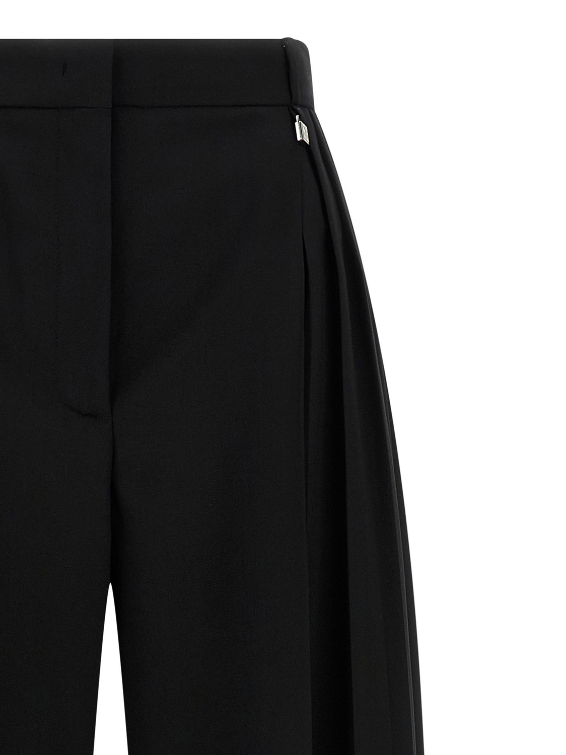 Black Virgin Wool Dress Pants