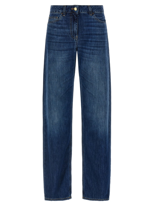 Blue Cotton Jeans Denim