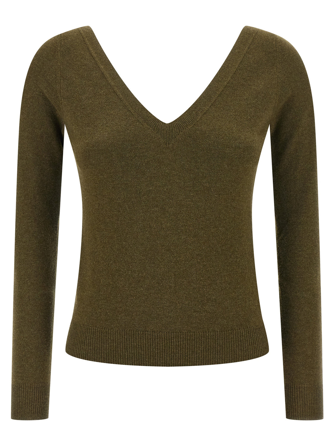 Bicolor Cashmere Cardigan