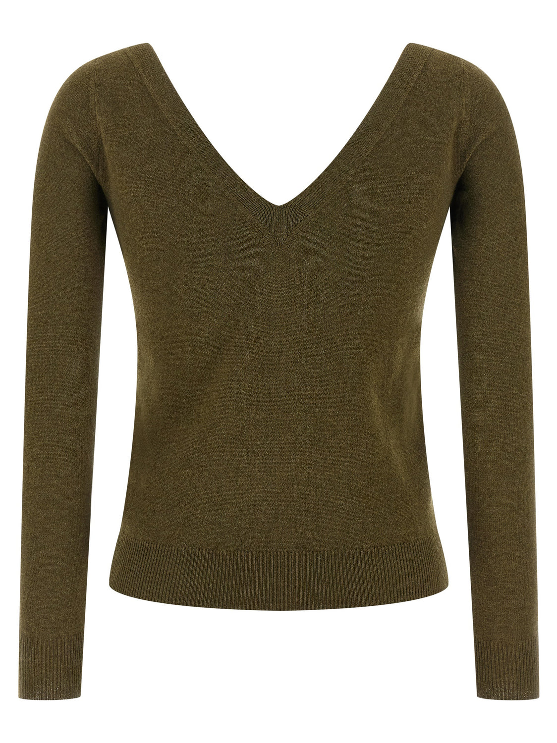 Bicolor Cashmere Cardigan