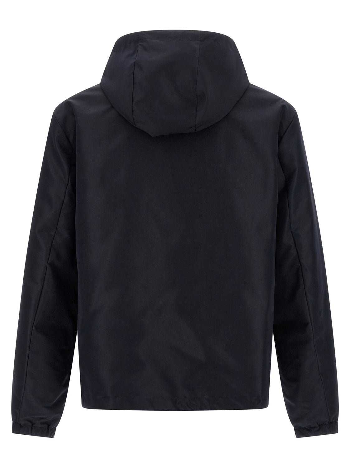 Blue Polyester Shell Jacket