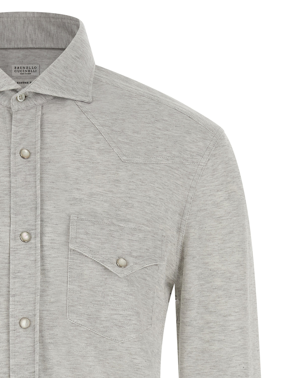 Gray Cotton Blouse