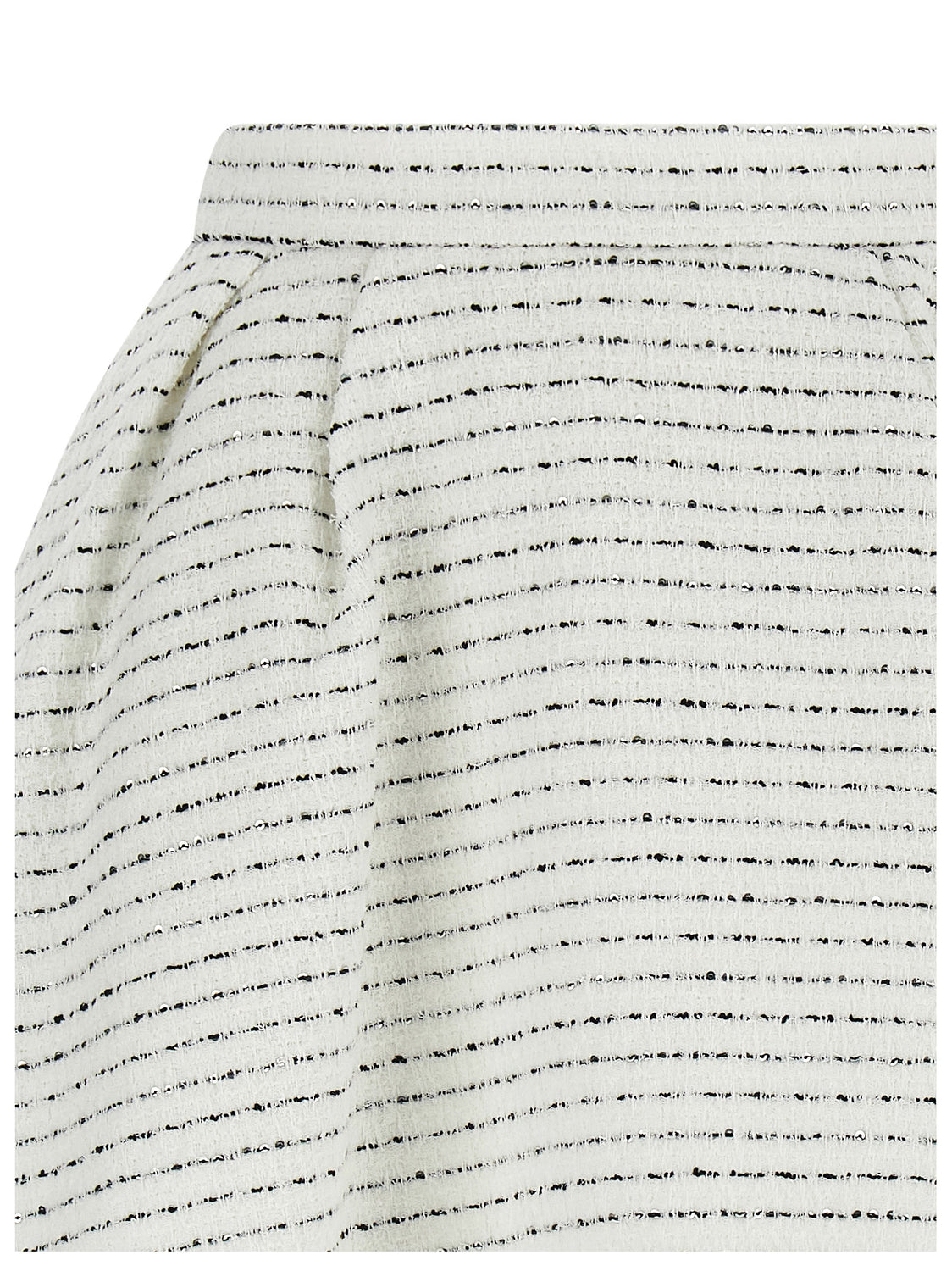 White Polyamide Long Skirt