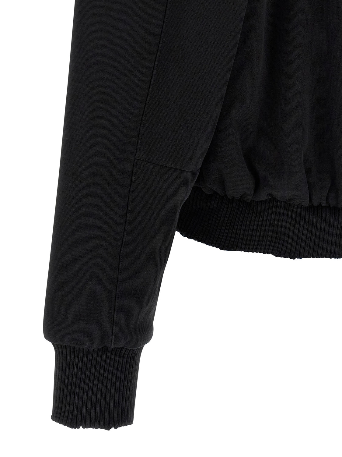 Black Cotton Sweatshirt
