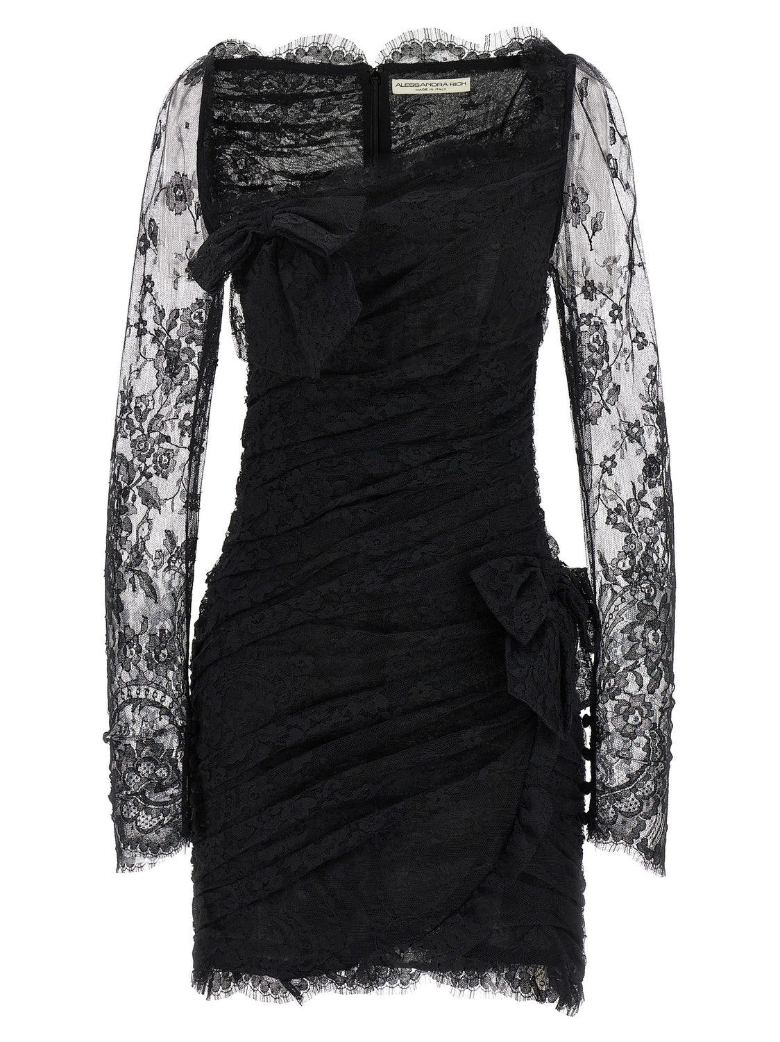 Black Organic Cotton Short Dress