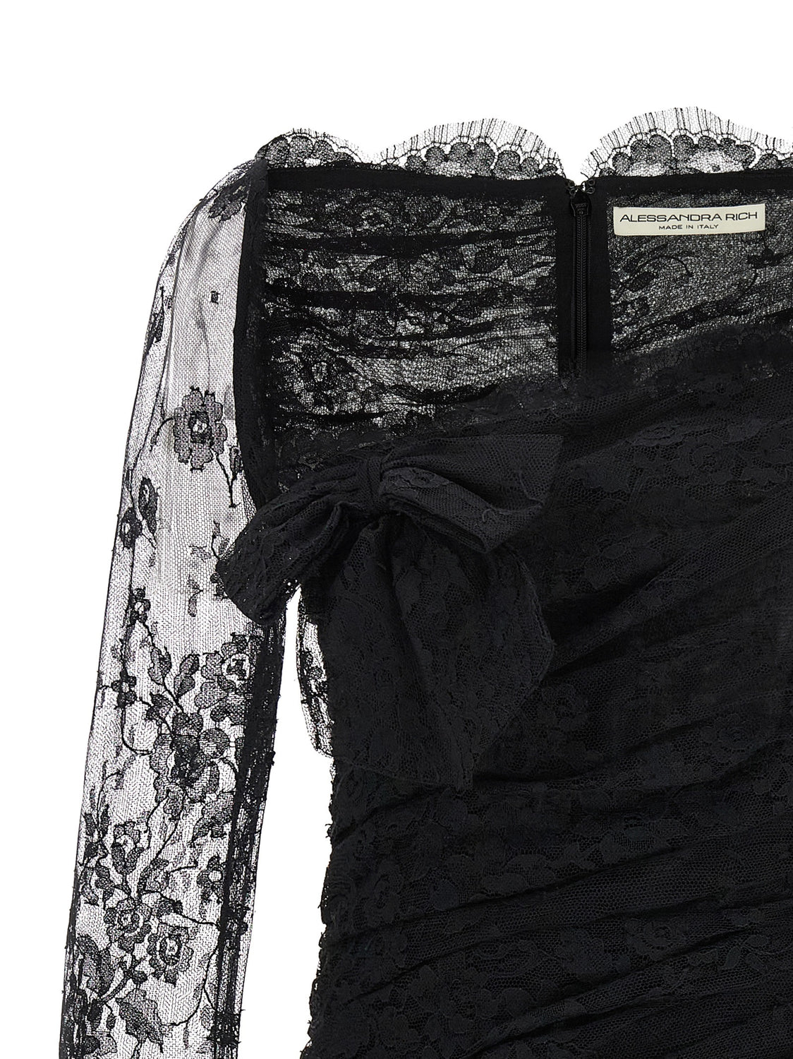 Black Organic Cotton Short Dress