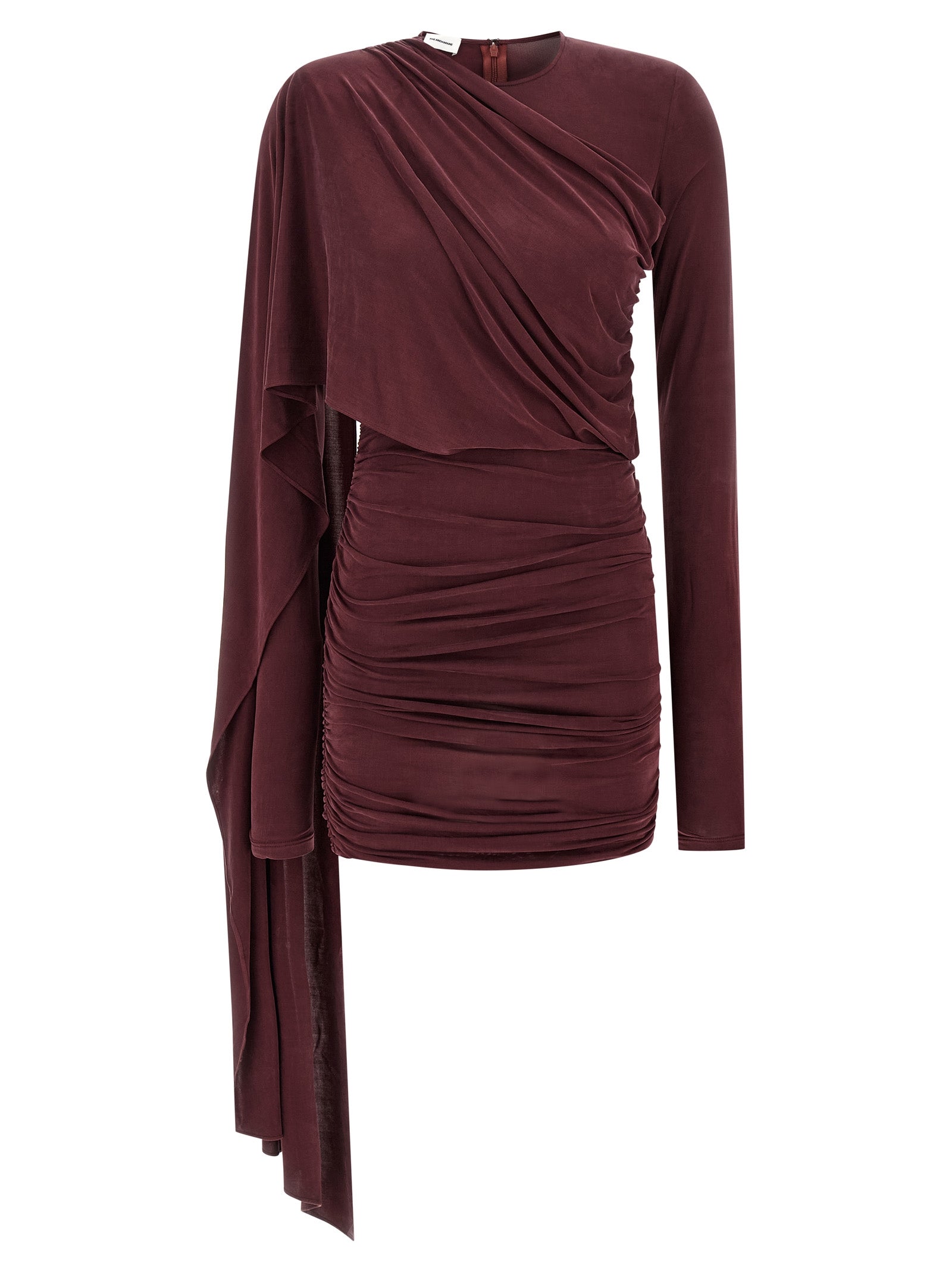Bordeaux Copper Short Dress