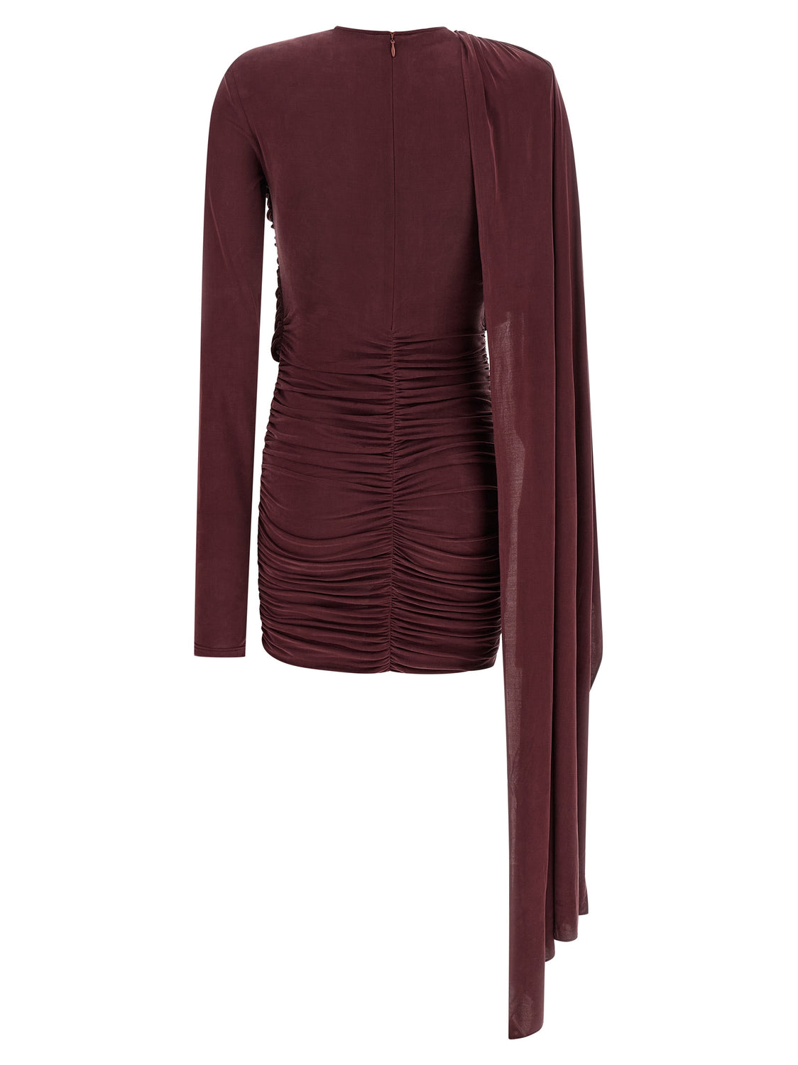 Bordeaux Copper Short Dress