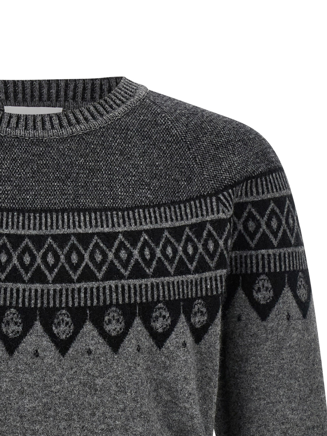 Gray Wool Cardigan