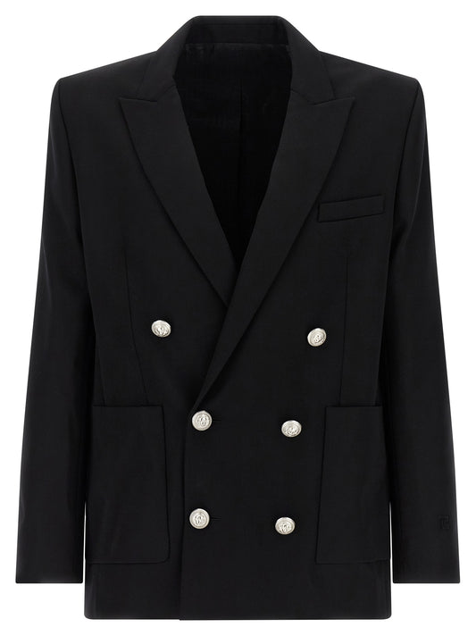 Black Virgin Wool Blazer
