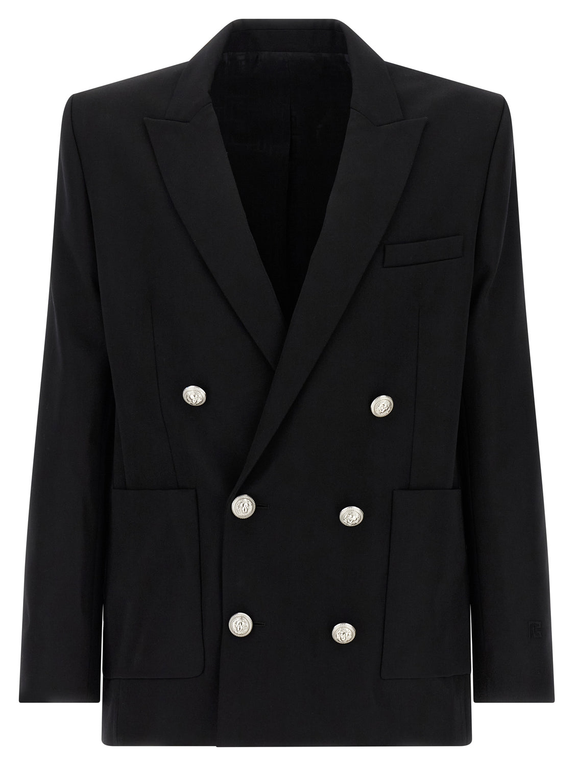 Black Virgin Wool Blazer