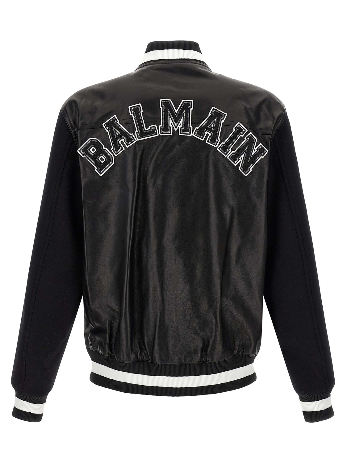 Bicolor Lamb Leather Leather Jacket