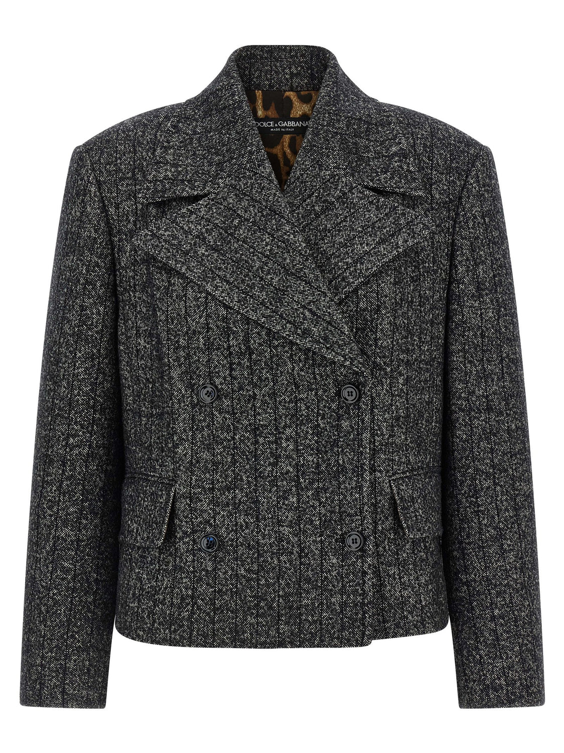 Bicolor Elastane Blazer