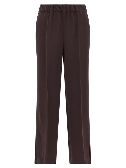 Brown Triacetate Casual Pants