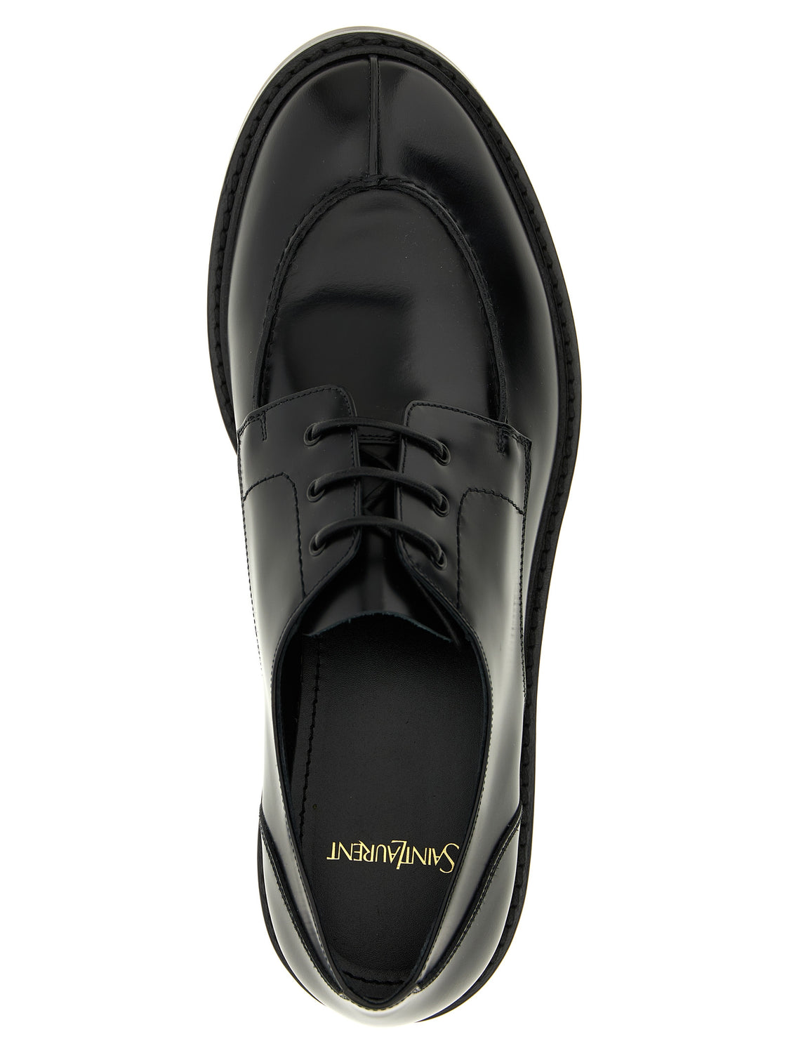 Black Calfskin Oxfords And Derbies