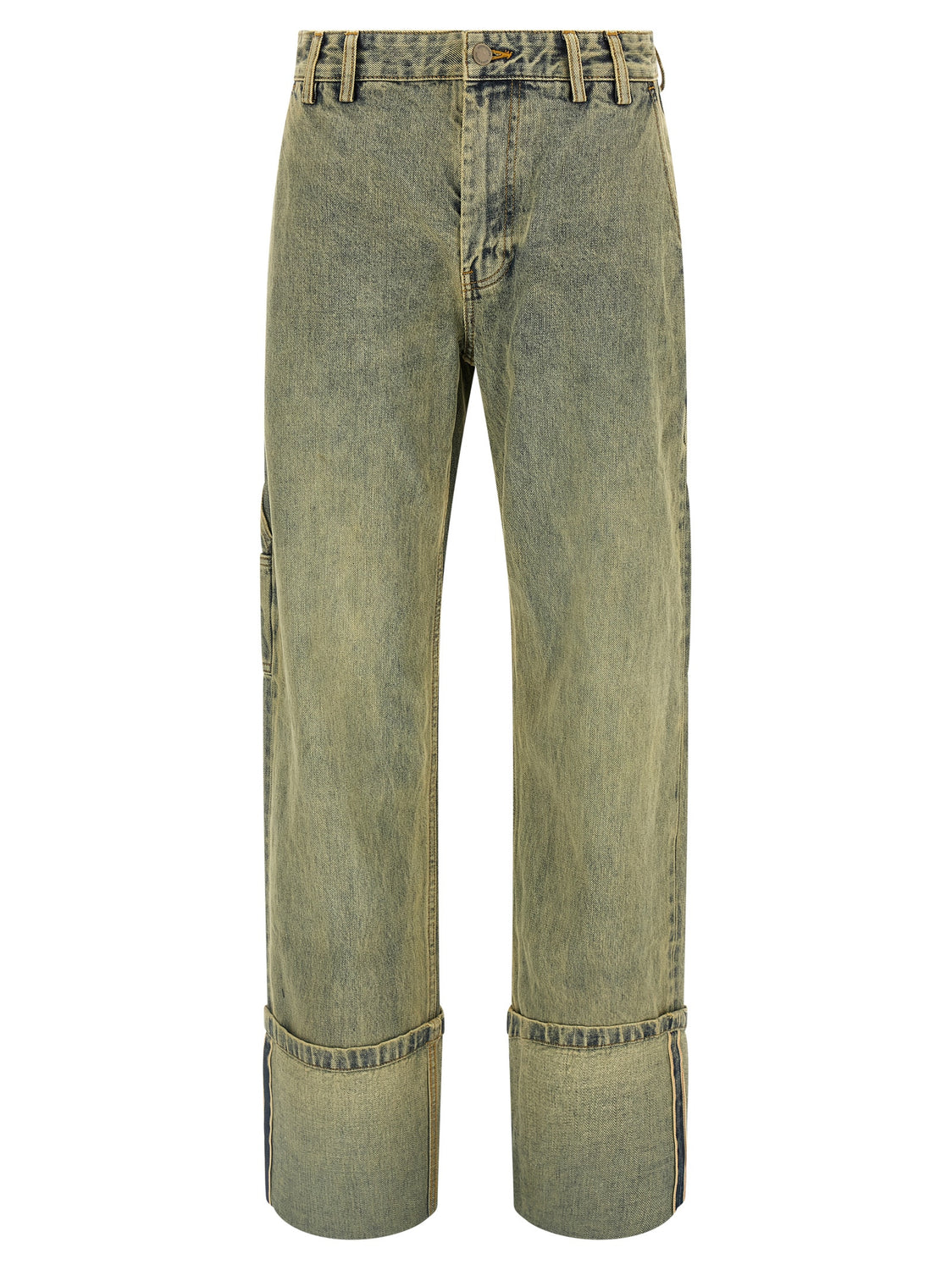 Bicolor Cotton Jeans Denim