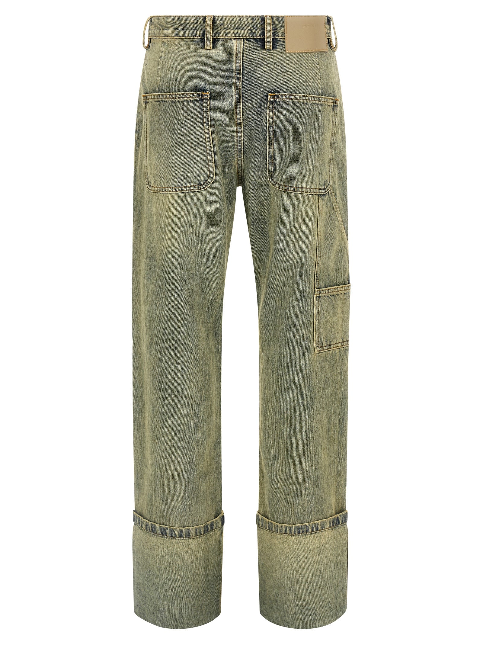Bicolor Cotton Jeans Denim