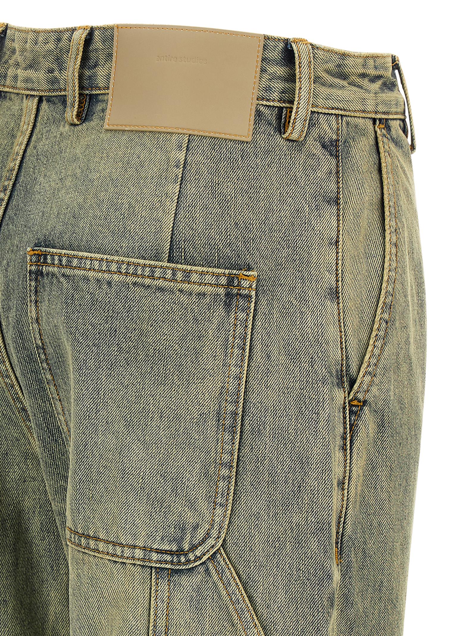 Bicolor Cotton Jeans Denim
