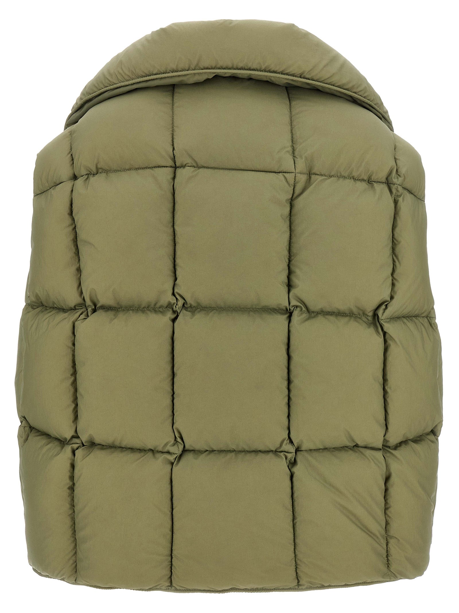 Bicolor Nylon Sleeveless Jacket