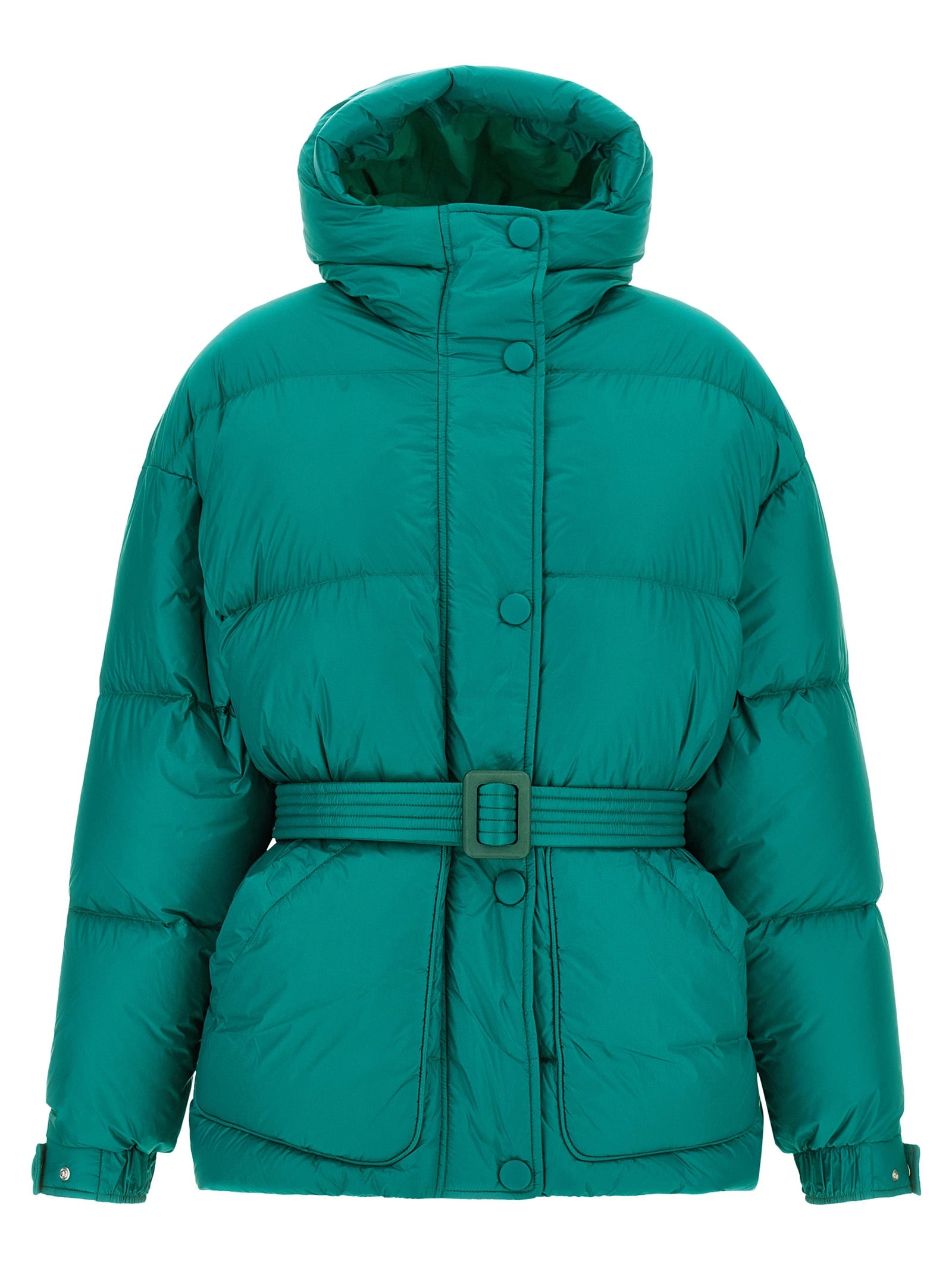 Bicolor Nylon Full-Length Jacket