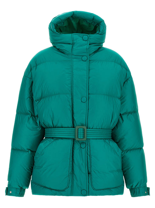 Bicolor Nylon Full-Length Jacket