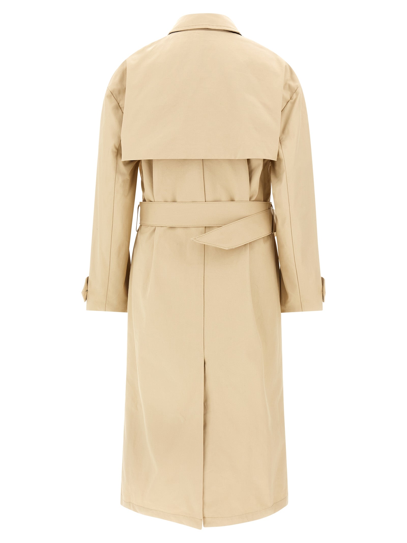 Beige Cotton Coat
