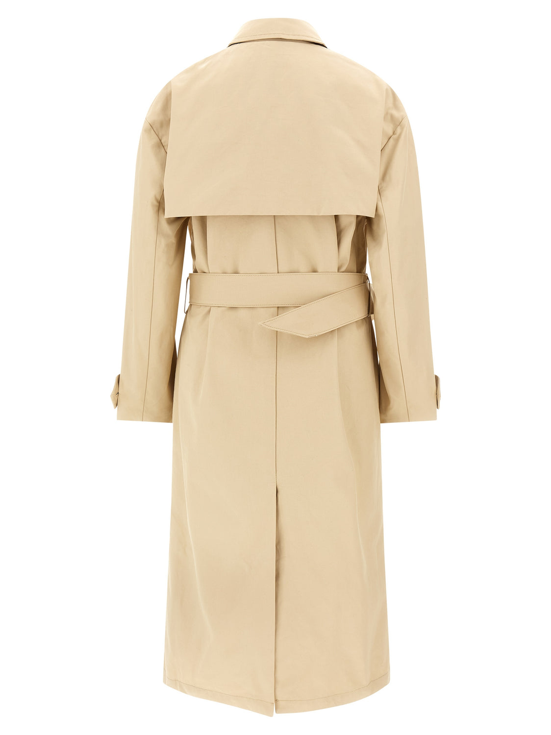 Beige Cotton Coat