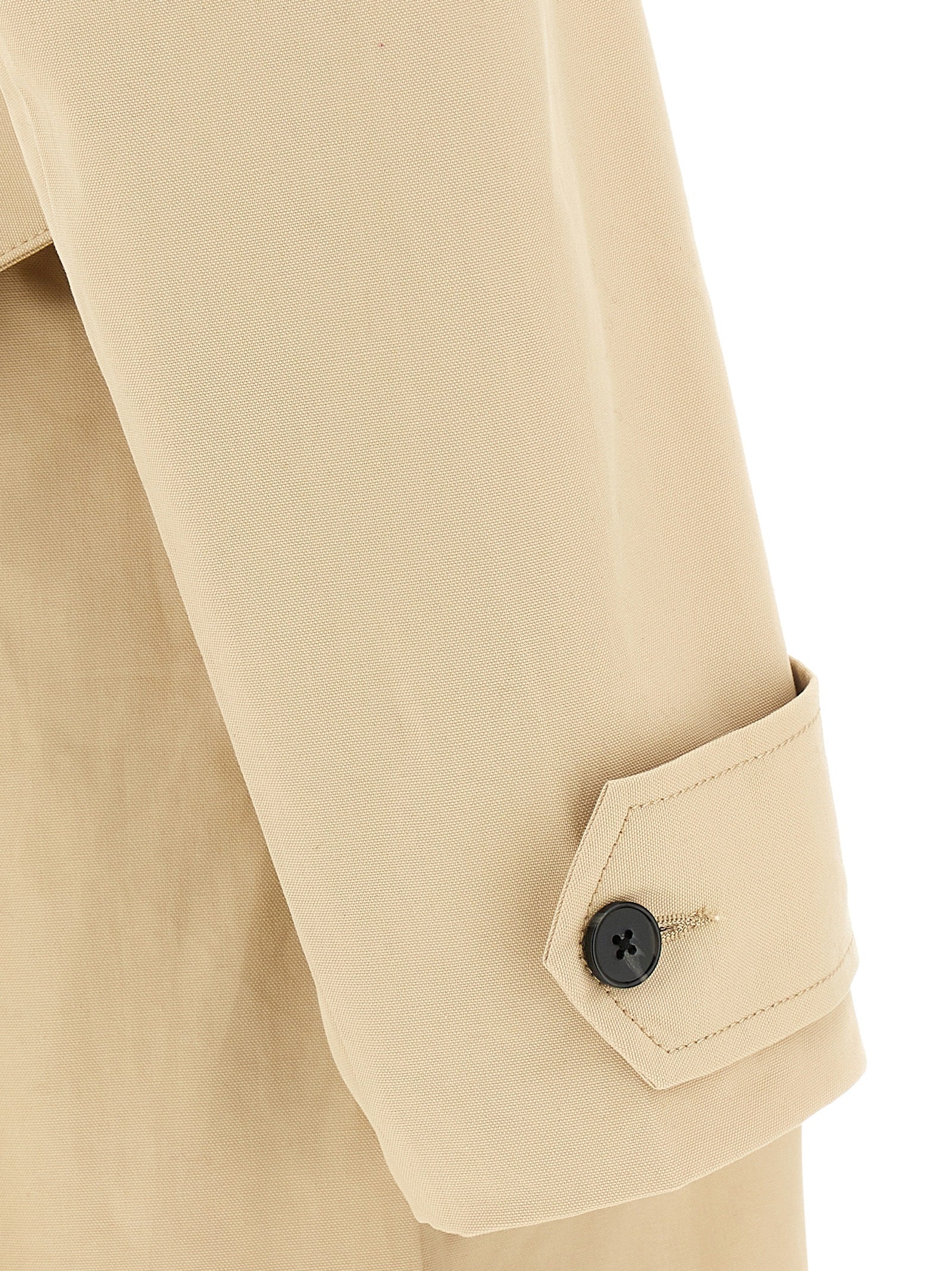 Beige Cotton Coat